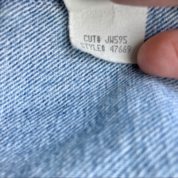 J. Crew Denim Jean Jacket Blue Koi Petite Coat XSP - Picture 6 of 11